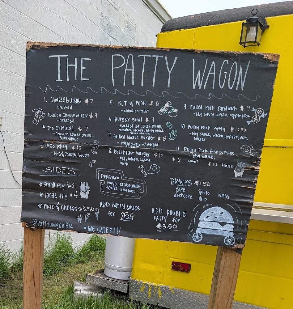 The patty wagon Menu image 2