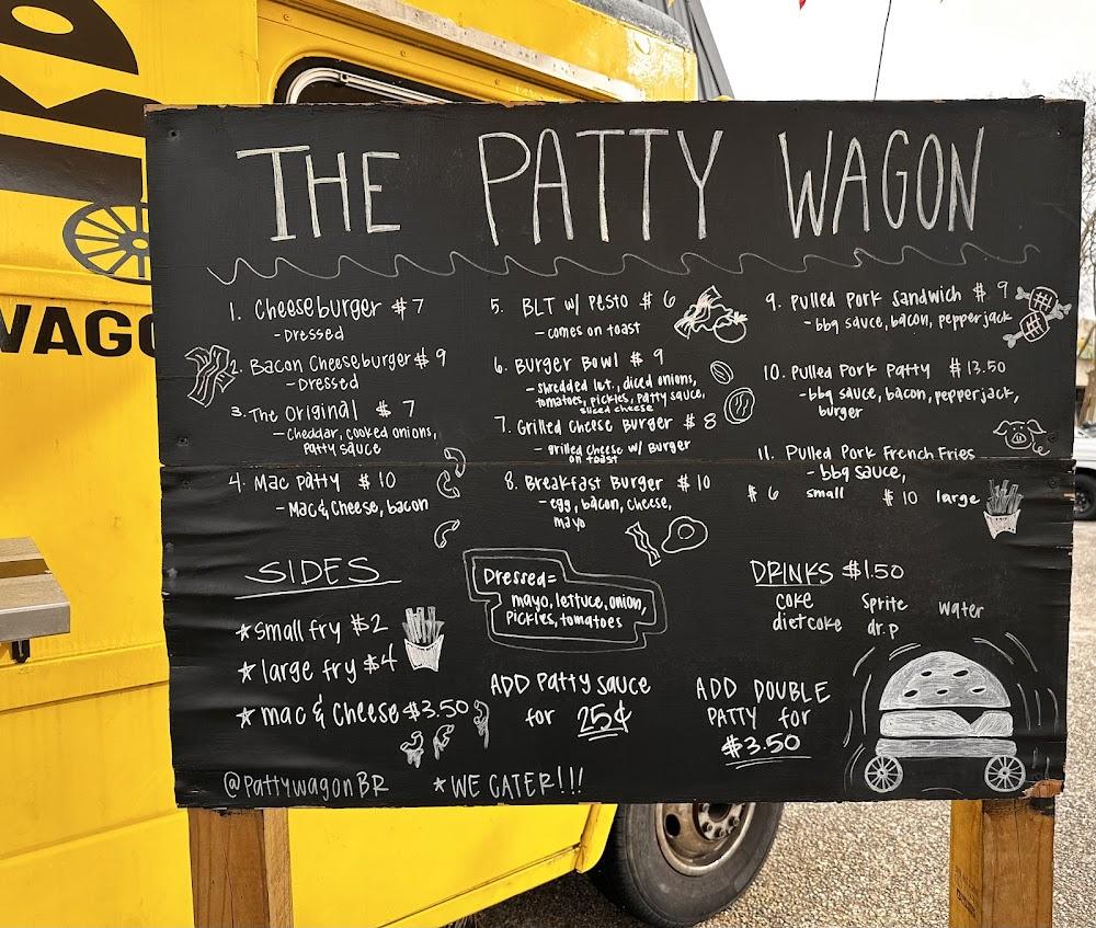 The patty wagon Menu image 3